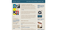 Desktop Screenshot of gingerstrand.com